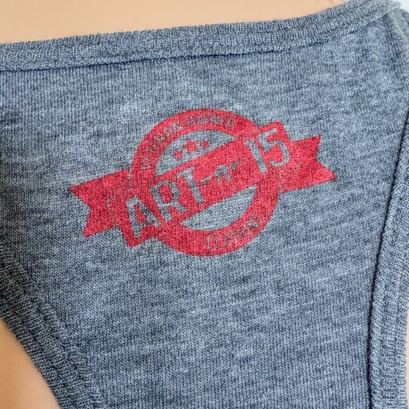 ART 15 Clothing, American Flag/Fire Arm Theme Women’s Tank-Size S/M-Patriotic - Picture 6 of 7